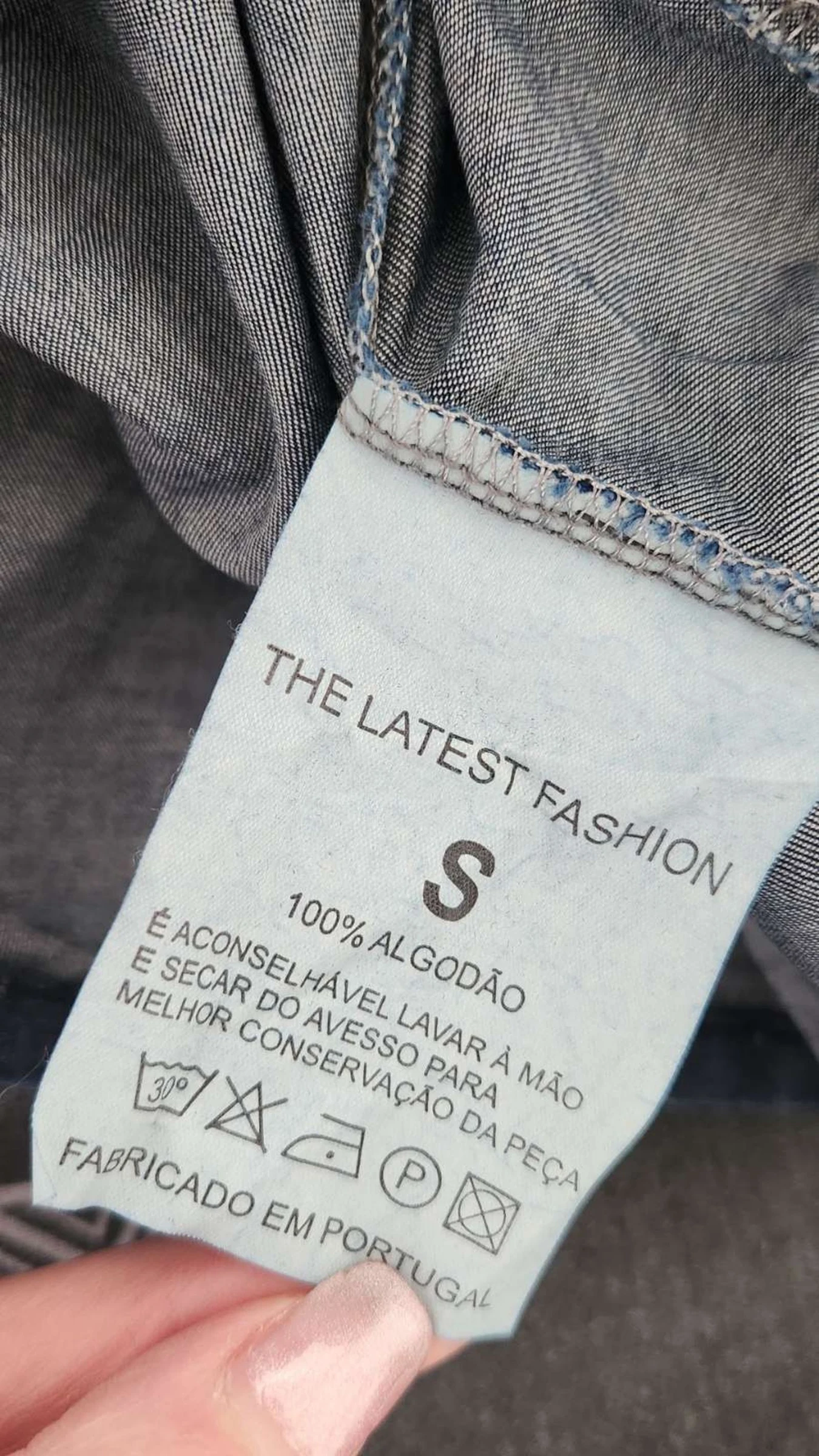 Stijlvolle vloeiende denim overhemdjurk ●Maat S●🌸 Nieuw met label – photo 7